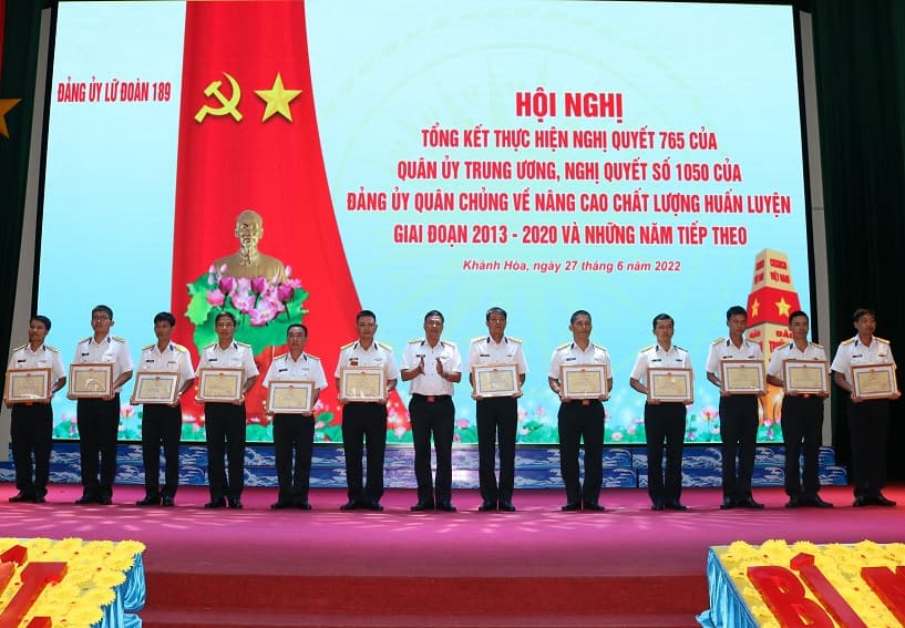 Đảng ủy Lữ đoàn 189 tổng kết 10 năm thực hiện Nghị quyết 765 của Quân ủy Trung ương