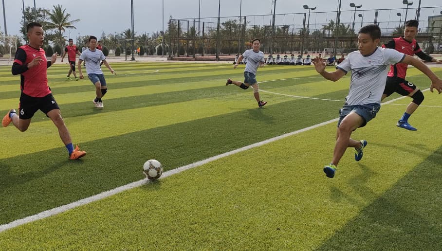 Tiểu đoàn 458 tổ chức giải bóng đá mini