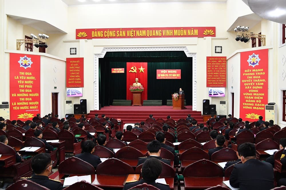 Vùng 1 tập huấn công tác đảng, công tác chính trị