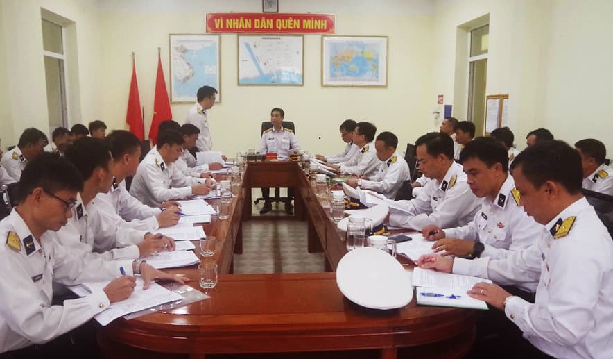 Bộ Tư lệnh Vùng 1 kiểm tra kết quả xây dựng đơn vị VMTD tại Hải đội 4