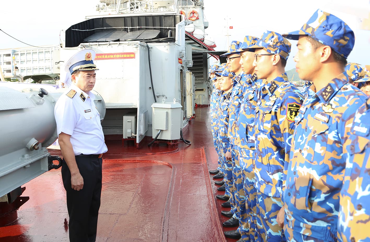 Quân chủng Hải quân kiểm tra đơn vị VMTD mẫu mực, tiêu biểu tại Vùng 2