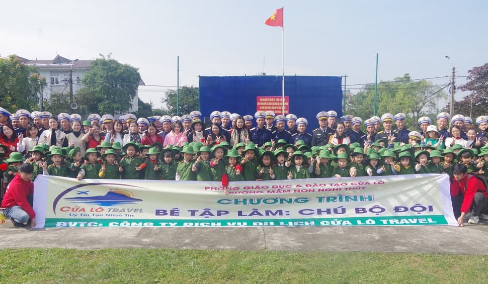 Chương trình “Bé tập làm chú bộ đội”