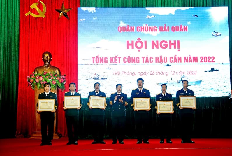 Quân chủng Hải quân tổng kết công tác hậu cần năm 2022