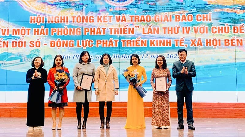 19 tác phẩm đoạt Giải báo chí “Vì một Hải Phòng phát triển” lần thứ tư