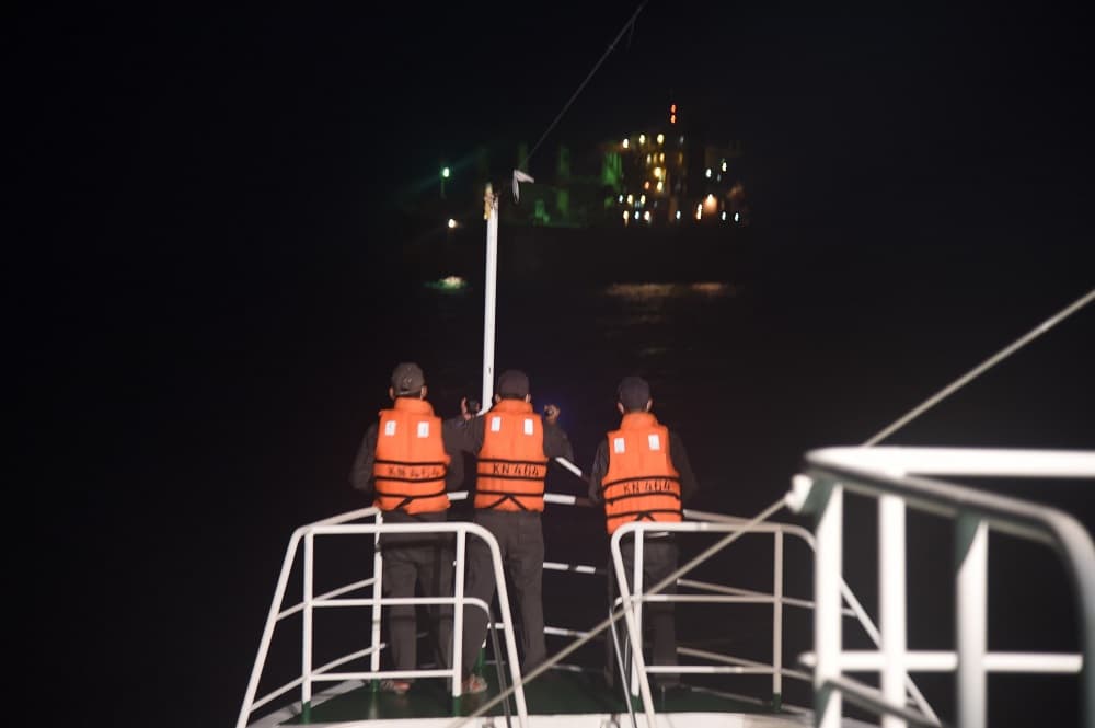 Tàu KN 464, Chi đội Kiểm ngư số 4 tiếp cận cứu nạn Tàu Facific 07