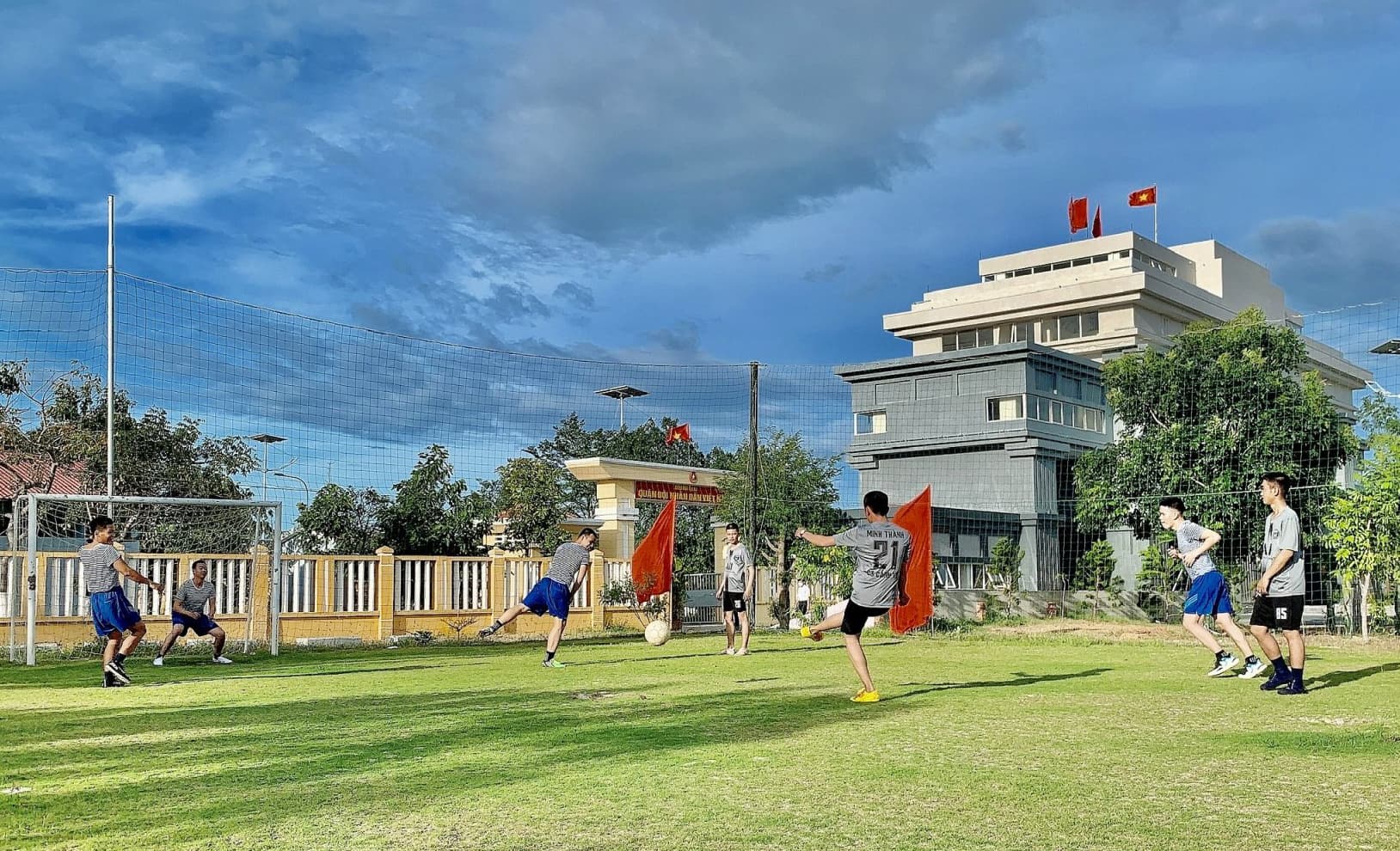 Tiểu đoàn 458, Vùng 4 tổ chức giải bóng đá mini