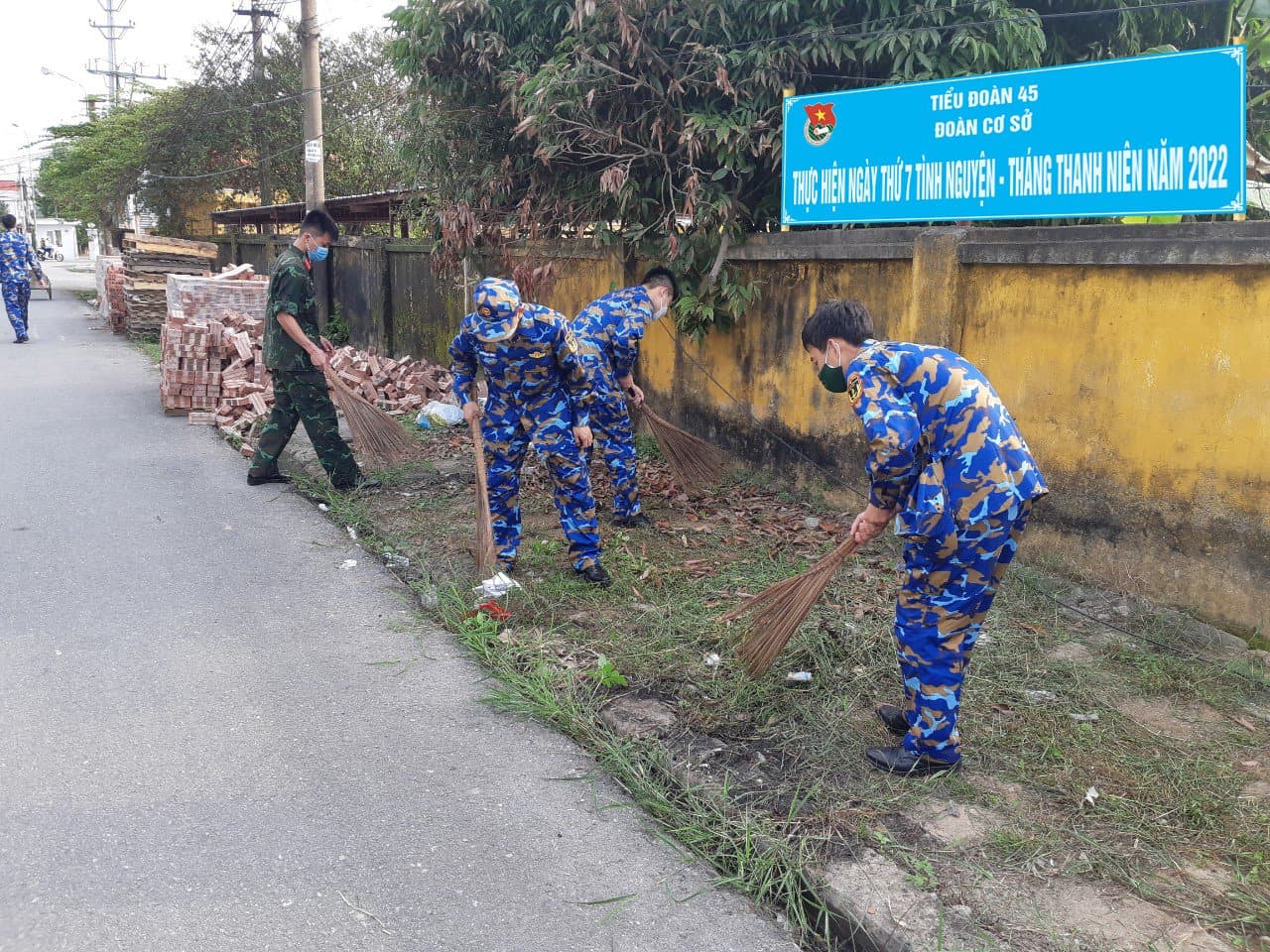 Tiểu đoàn 45: Sôi nổi các hoạt động trong Tháng thanh niên 2022