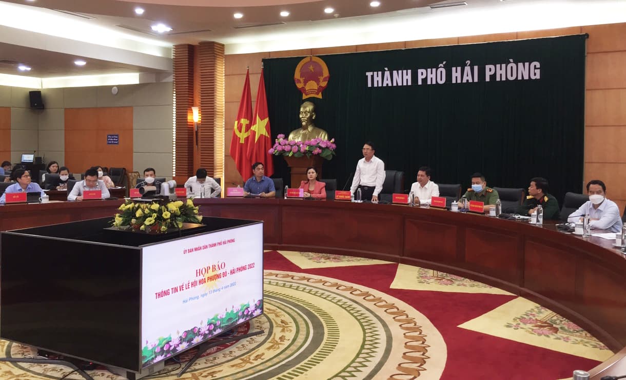 Họp báo giới thiệu Lễ hội Hoa phượng đỏ-Hải Phòng 2022
