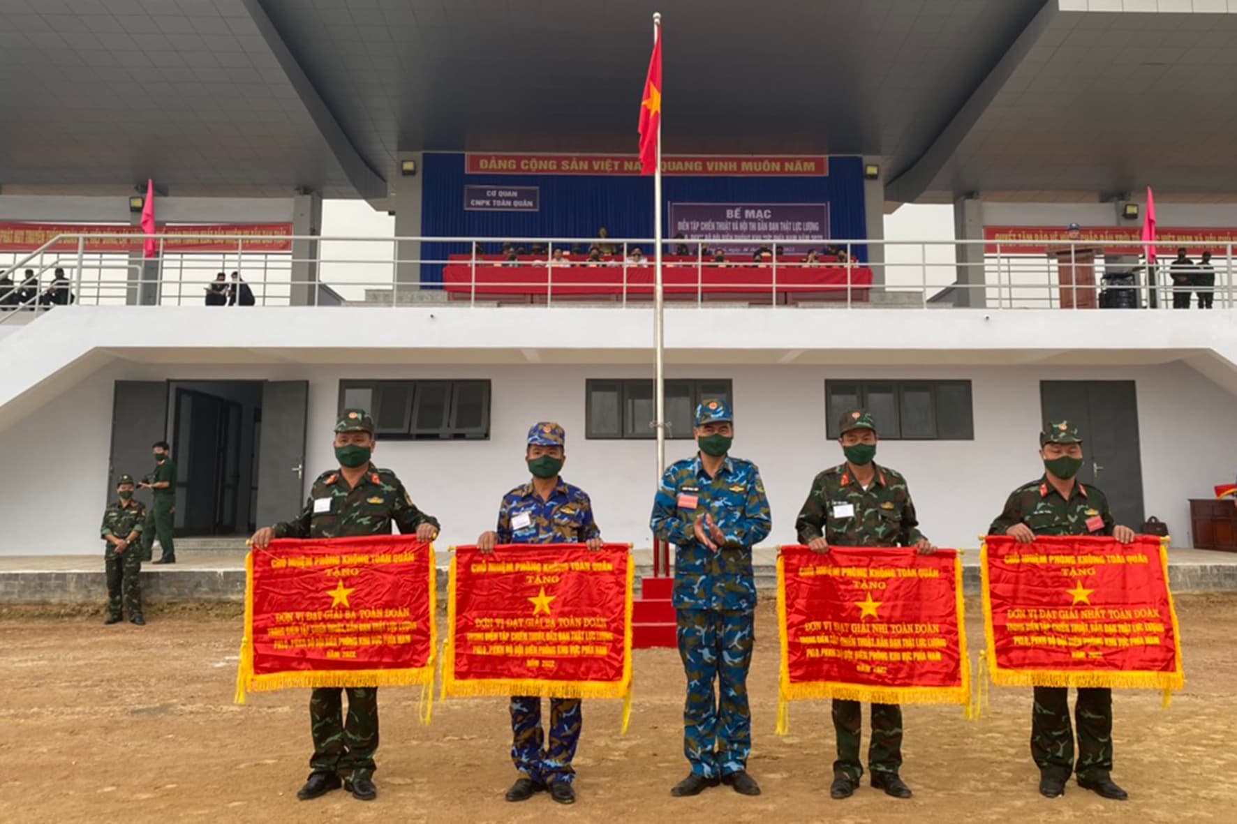 Đoàn Quân chủng Hải quân đoạt giải Ba Hội thi phòng không lục quân toàn quân năm 2022