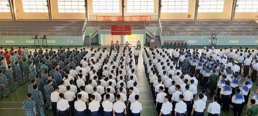 Học viện Hải quân: Khai mạc hội thao thể dục thể thao năm 2022