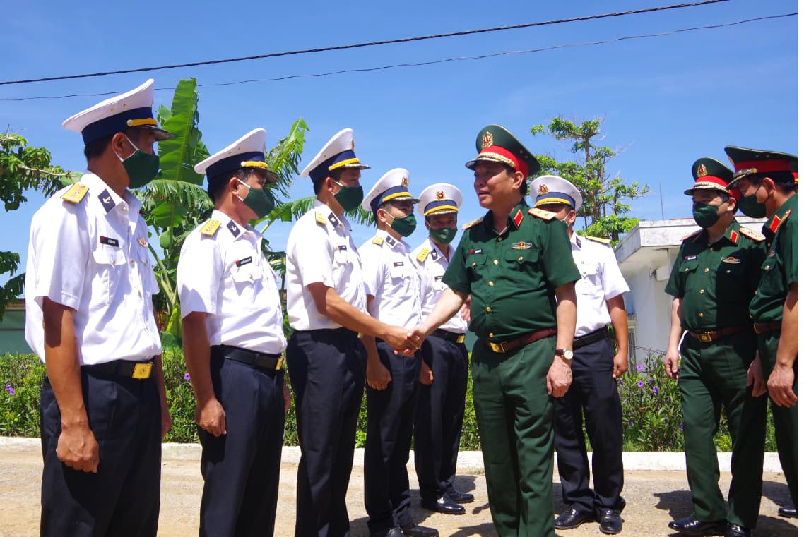 Trung tướng Ngô Minh Tiến kiểm tra Trạm 550