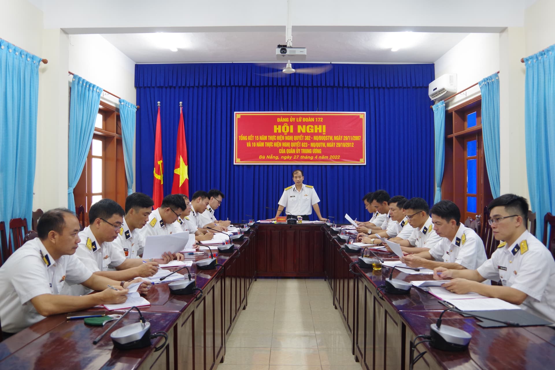 Đảng ủy Lữ đoàn 172 tổng kết 15 năm thực hiện Nghị quyết 382 và 10 năm thực hiện nghị quyết 623 của Quân ủy Trung ương