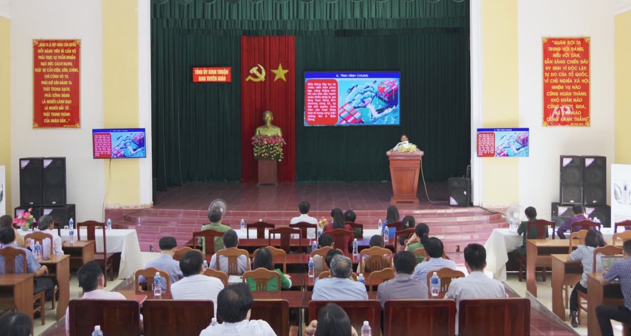 Lữ đoàn 681 thông tin về biển, đảo tại Bình Thuận