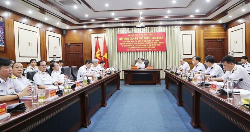 Hội nghị cán bộ chủ chốt toàn quân phổ biến, học tập một số nội dung trong tác phẩm của Tổng Bí thư Nguyễn Phú Trọng