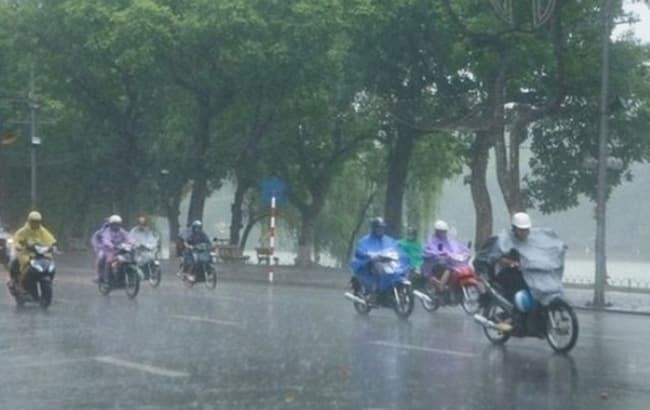 Bắc Bộ có mưa rào và dông, cục bộ có mưa to