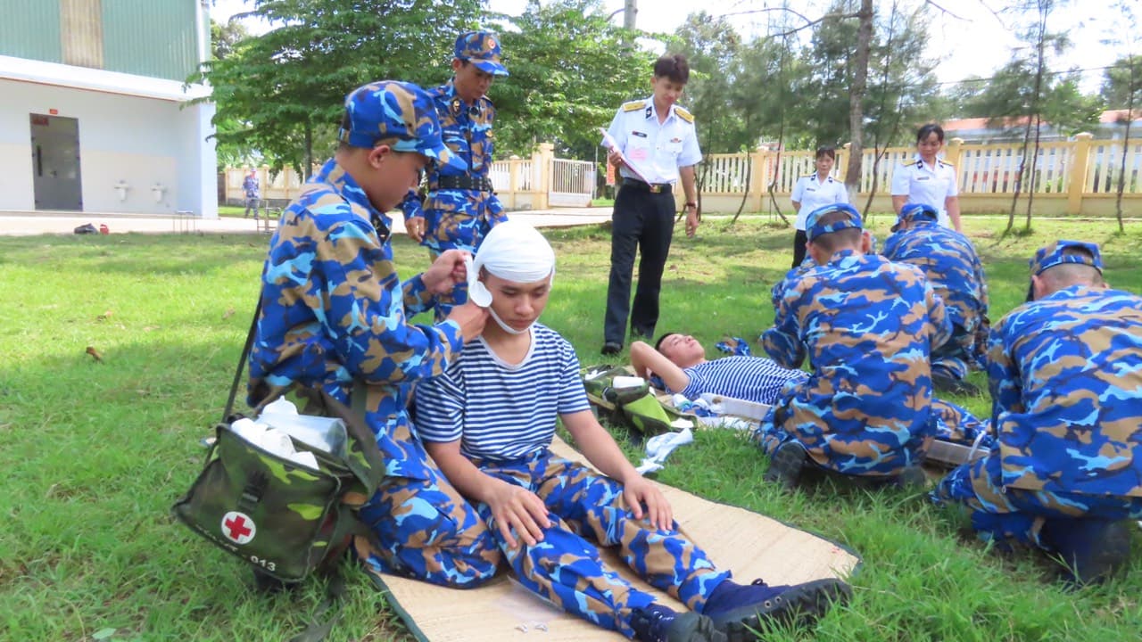 Chấm thi 4 chuyên ngành hậu cần tại Trung tâm Huấn luyện Vùng 2