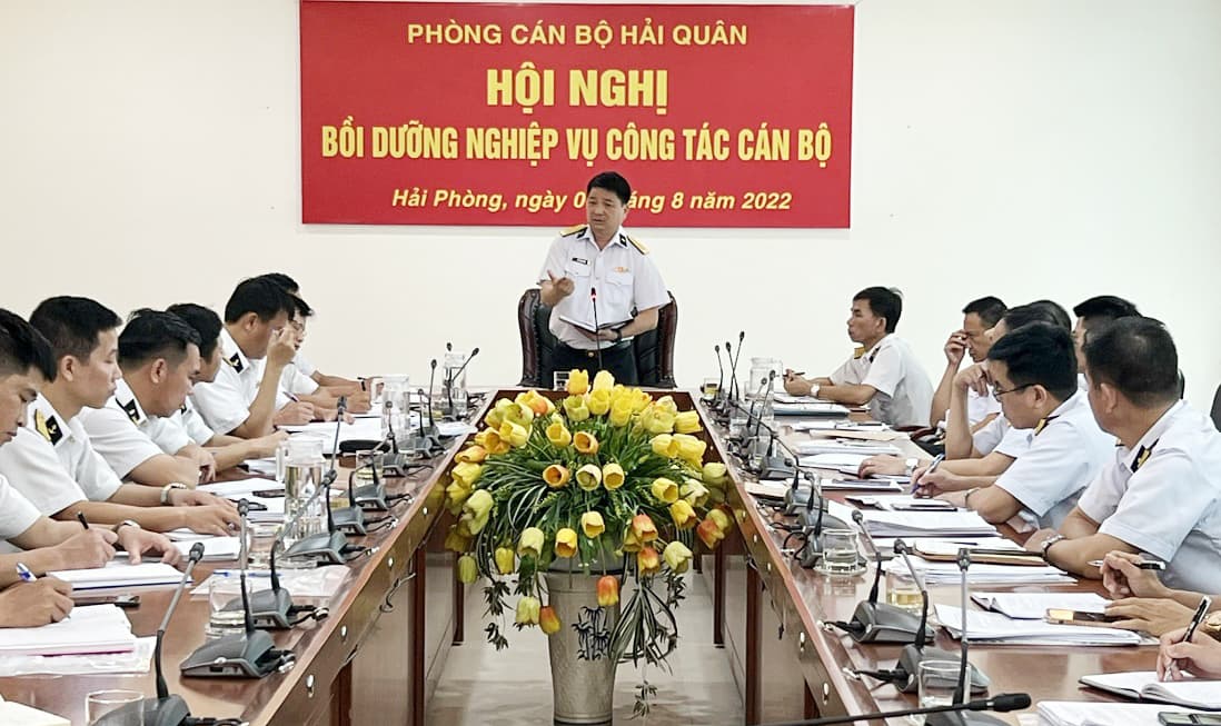 Hội nghị bồi dưỡng nghiệp vụ công tác cán bộ năm 2022