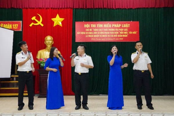 Lữ đoàn 127 tổ chức Hội thi tìm hiểu pháp luật