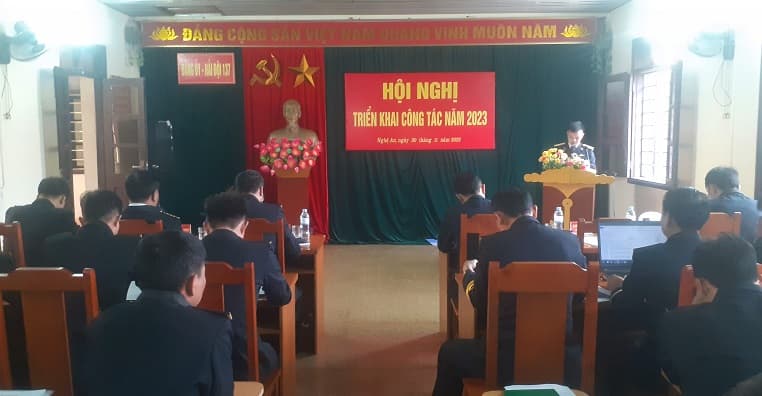 Hải đội 137: Hội nghị triển khai công tác năm 2023