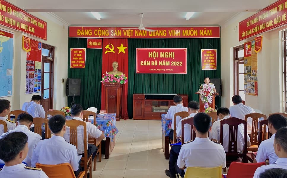 Tiểu đoàn 458: Hội nghị cán bộ năm 2022