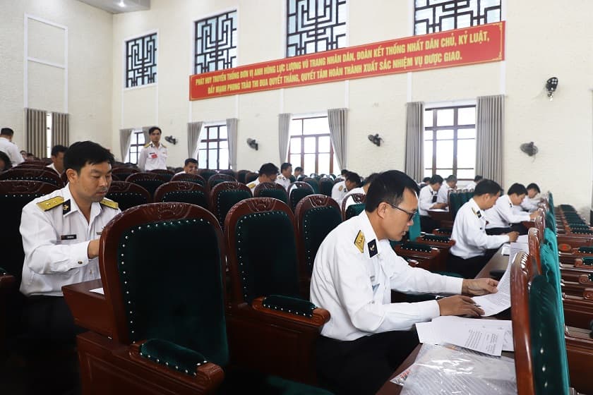 Khai mạc Hội thi chủ nhiệm chính trị trung, lữ đoàn Quân chủng Hải quân lần thứ nhất
