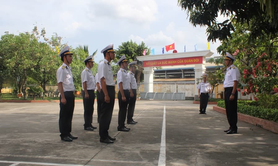 Kiểm tra huấn luyện điều lệnh, xây dựng chính quy, chấp hành kỷ luật tại Trung tâm Tiêu chuẩn-Đo lường-Chất lượng 2