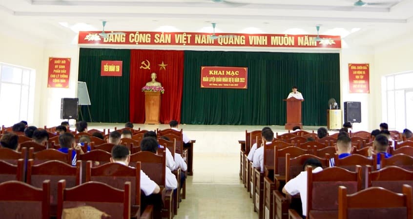 Tiểu đoàn 158 huấn luyện quân nhân dự bị năm 2022