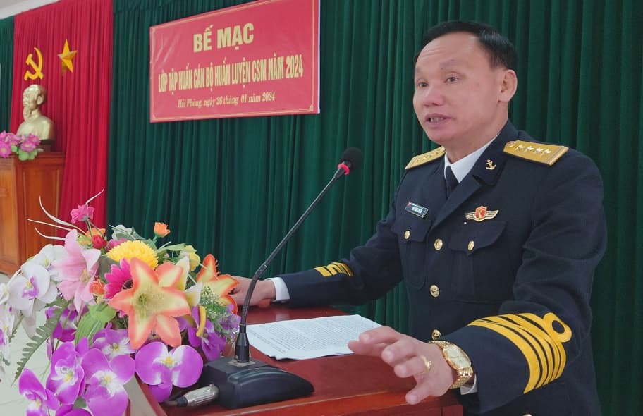 Vùng 1: Bế mạc lớp tập huấn cán bộ huấn luyện chiến sĩ mới 2024
