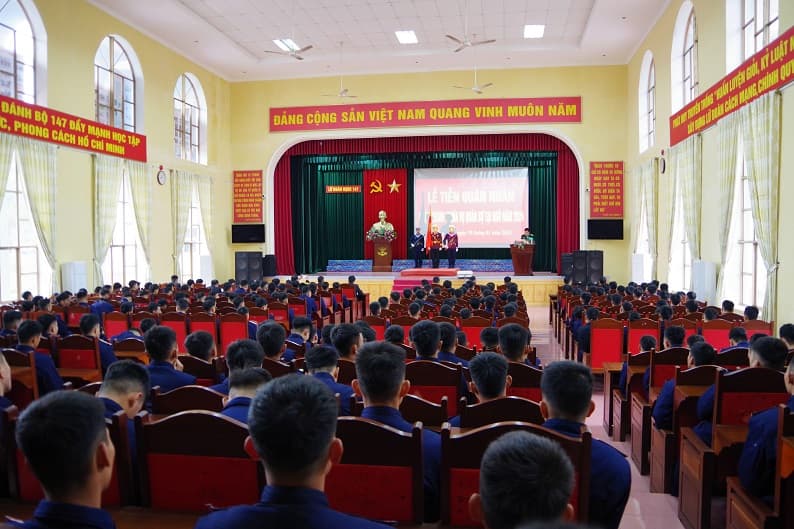 Lữ đoàn 147: Lễ tiễn quân nhân hoàn thành nghĩa vụ quân sự năm 2024