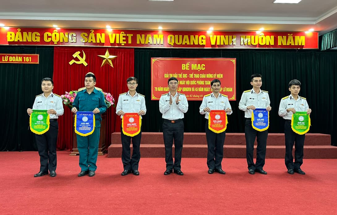 Lữ đoàn 161: Bế mạc giải thể dục, thể thao