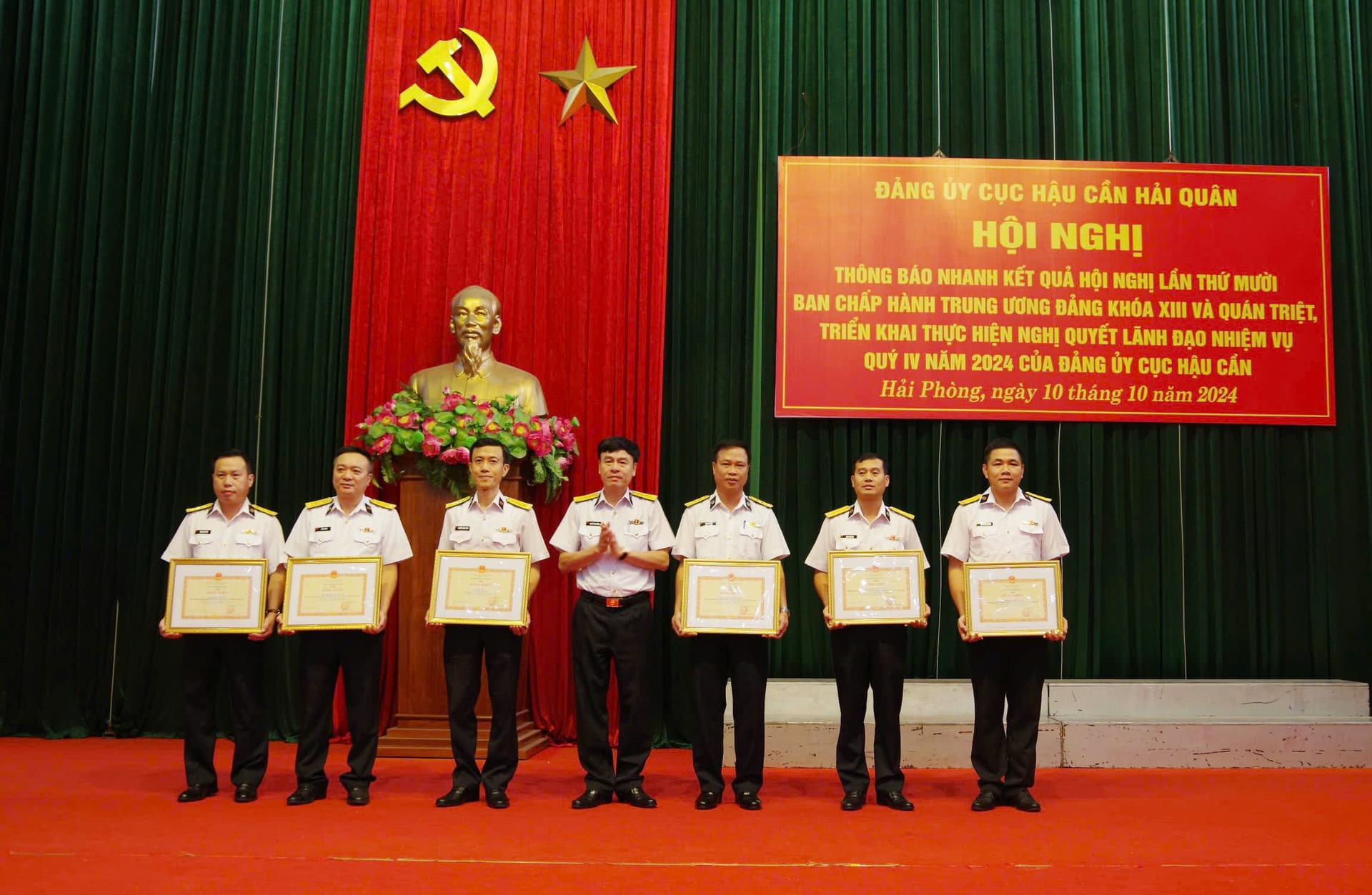 Cục Hậu cần Hải quân thông báo kết quả Hội nghị lần thứ 10 Ban Chấp hành Trung ương Đảng Khóa XIII