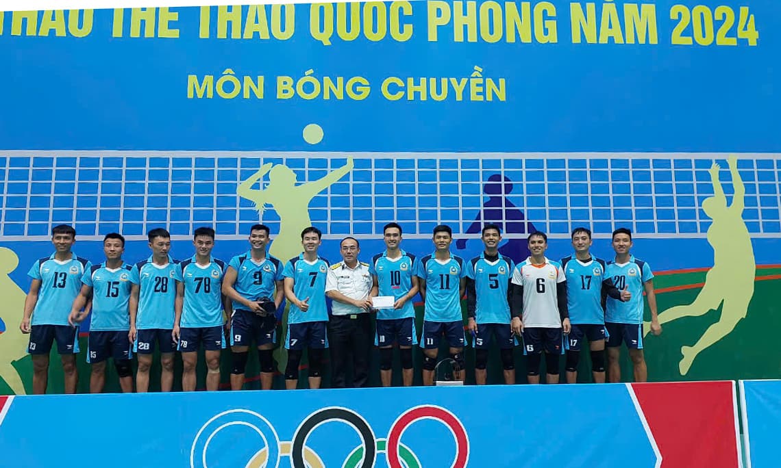 Đội tuyển bóng chuyền Quân chủng Hải quân vào chung kết giải toàn quân 2024