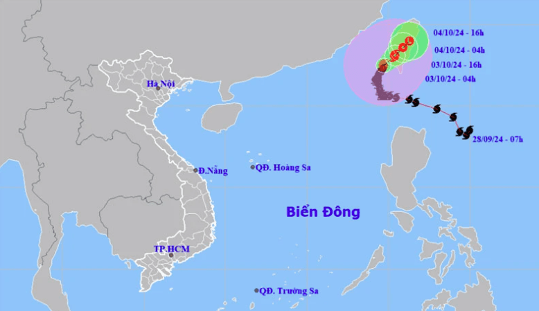 Bão số 5 tiến sát Đài Loan (Trung Quốc), biển động dữ dội