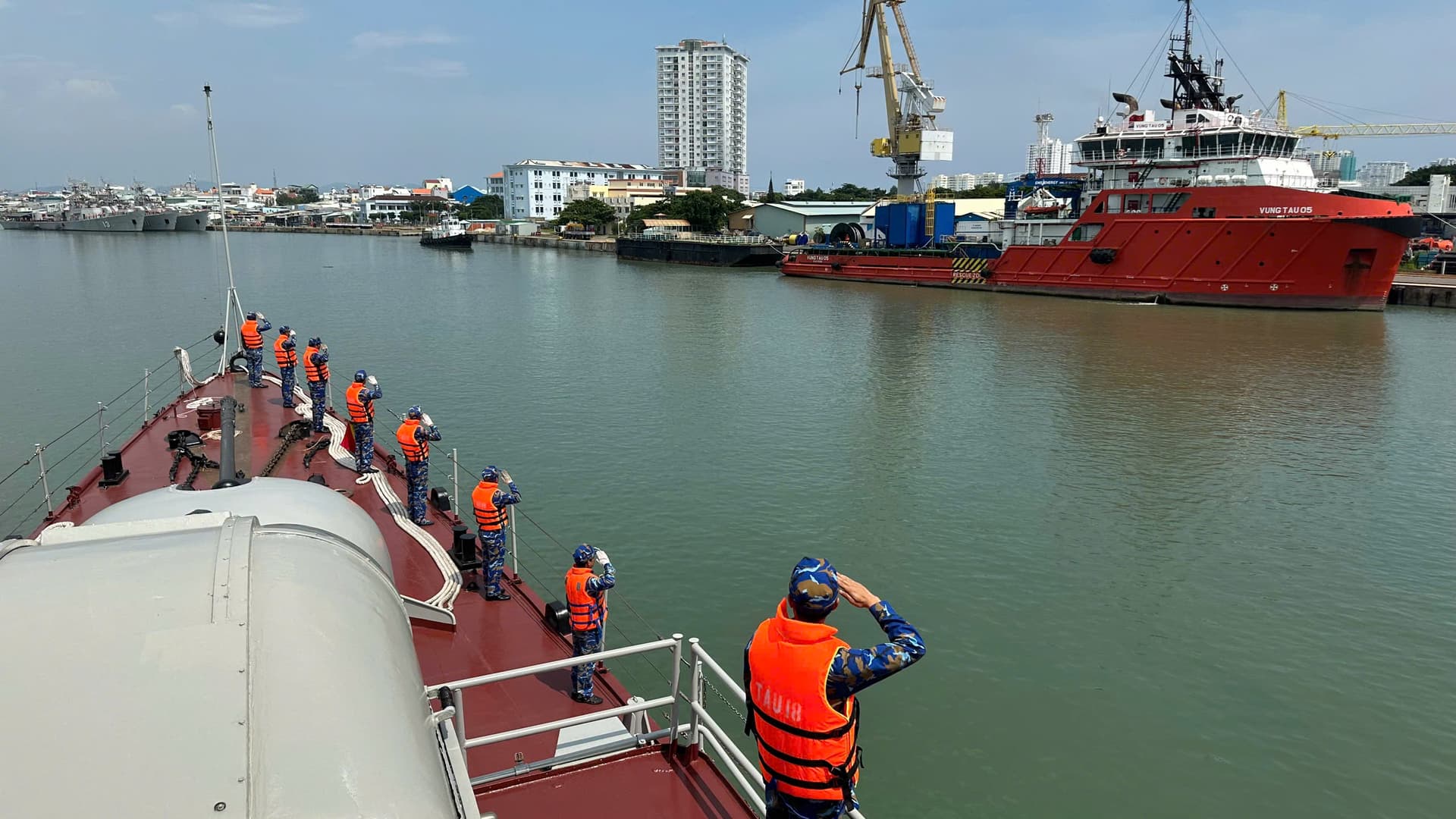 Tàu 18 cập cảng Lữ đoàn 171 kết thúc tốt đẹp Diễn tập Kakadu 2024