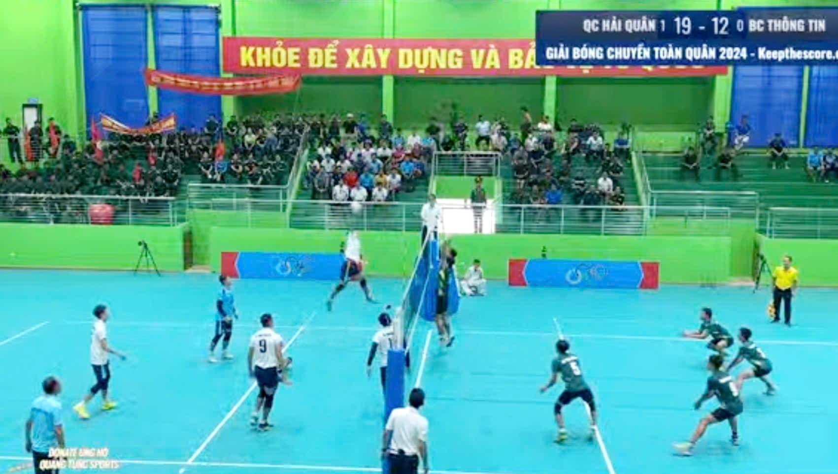 Đội tuyển bóng chuyền Hải quân vào vòng bán kết giải toàn quân 2024