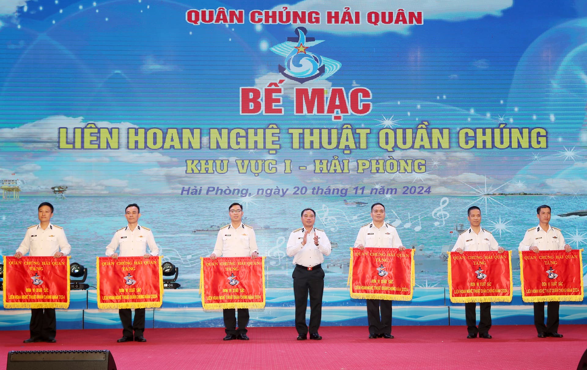 Bế mạc liên hoan nghệ thuật quần chúng Quân chủng Hải quân năm 2024