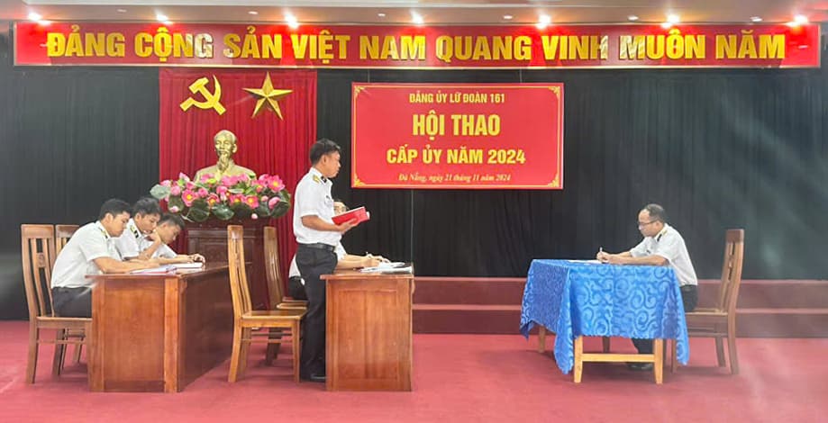 Lữ đoàn 161: Hội thao cấp ủy năm 2024