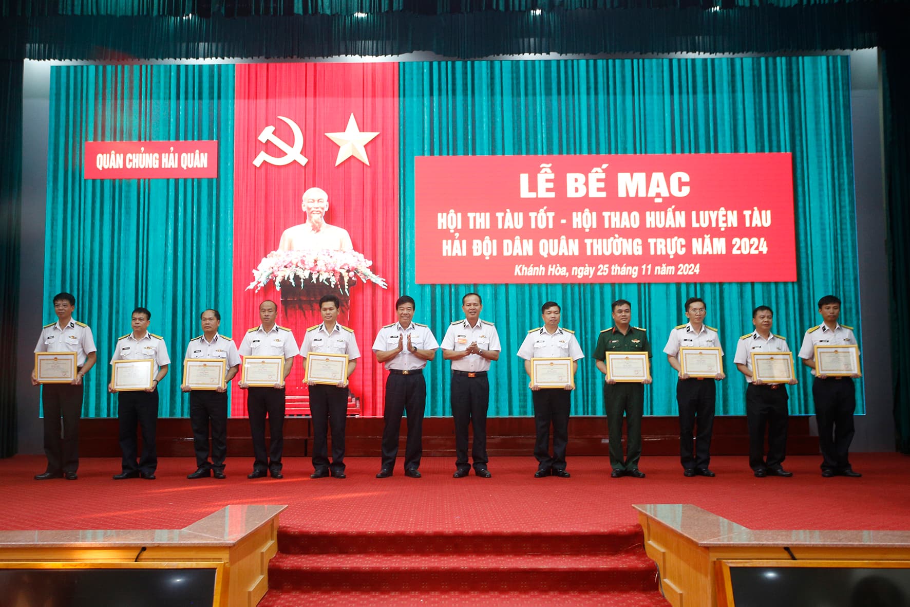 Bế mạc Hội thi tàu tốt, hội thao huấn luyện tàu hải đội dân quân thường trực năm 2024