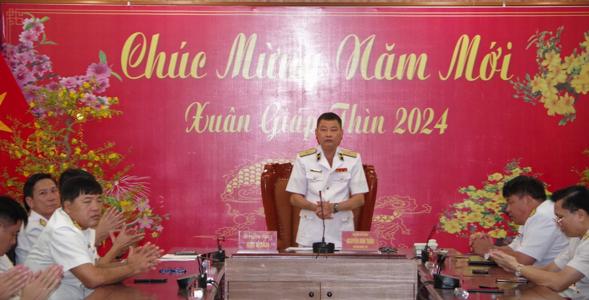 Vùng 2: Chúc Tết trực tuyến các đơn vị, nhà giàn, tàu trực làm nhiệm vụ trên biển