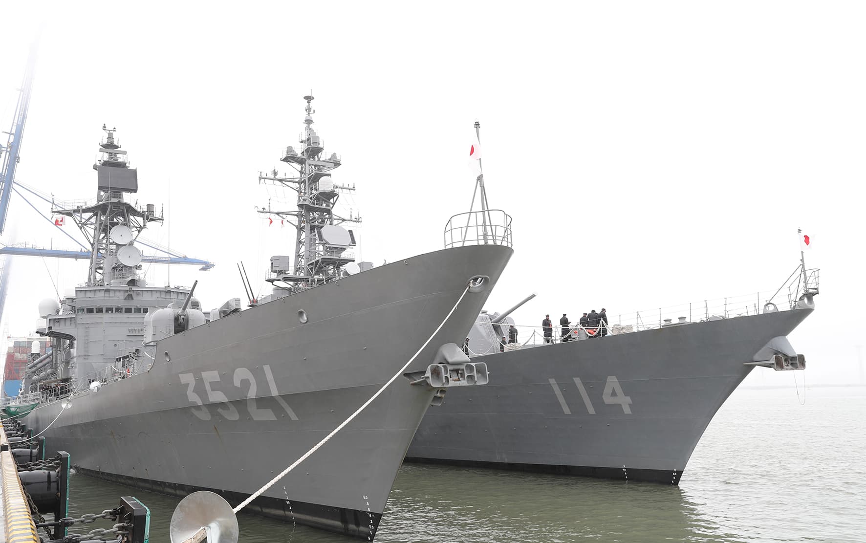 Biên đội tàu huấn luyện Nhật Bản thăm xã giao TP. Hải Phòng