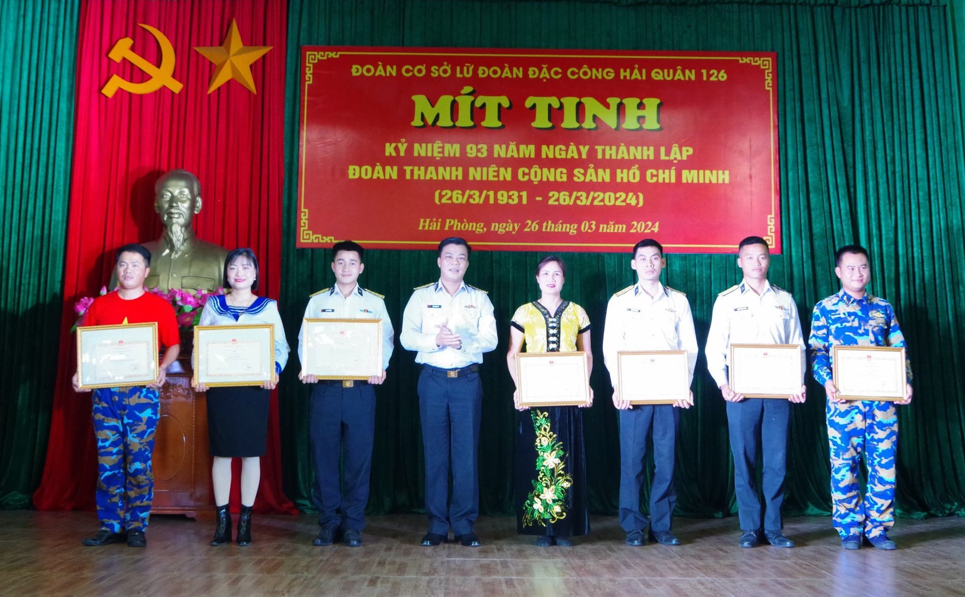 Lữ đoàn 126: Nhiều hoạt động trong Tháng thanh niên 2024