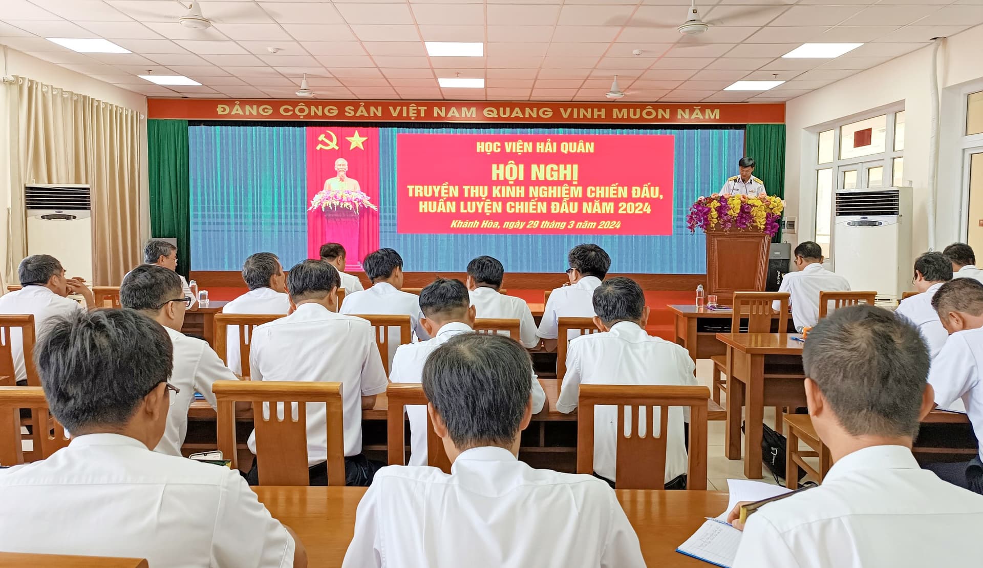 Học viện Hải quân: Hội nghị truyền thụ kinh nghiệm chiến đấu, huấn luyện SSCĐ