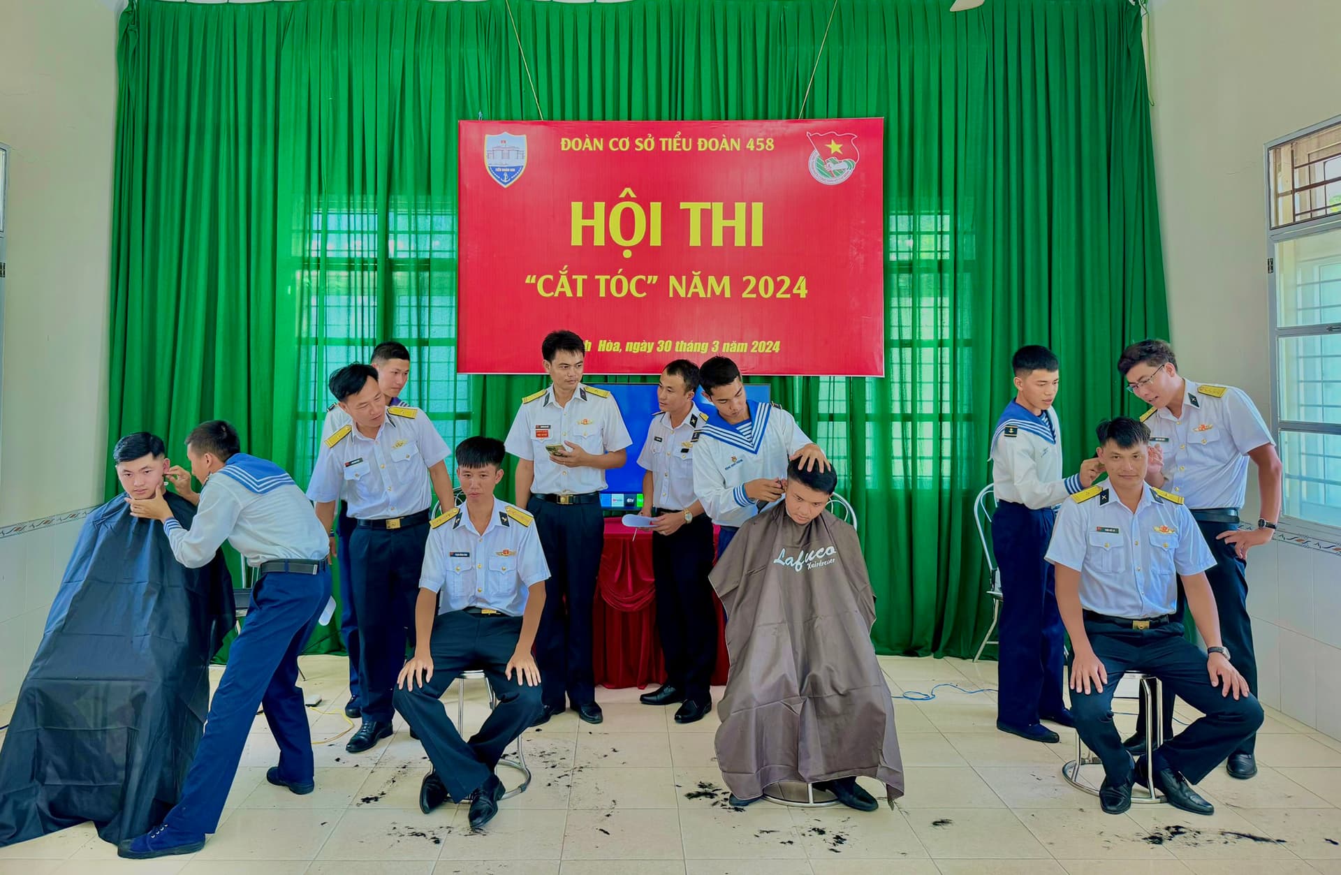 Tiểu đoàn 458: Hội thi cắt tóc năm 2024