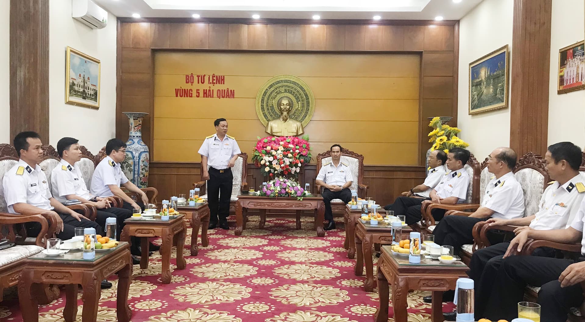 Trường Cao đẳng Kỹ thuật Hải quân thông tin hướng nghiệp tuyển sinh quân sự tại Vùng 5