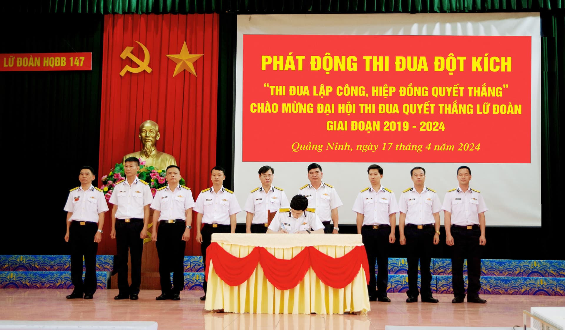 Lữ đoàn 147: Phát động thi đua đột kích
