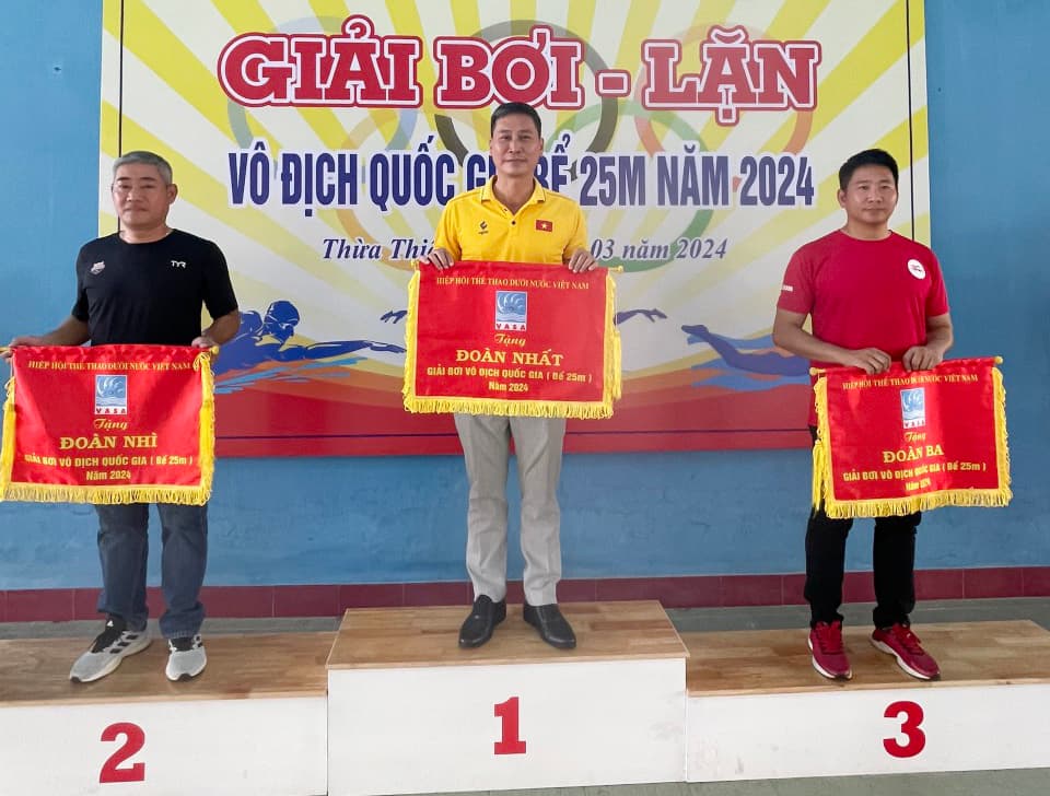 Trung tâm TDTT Quốc phòng 5: Vượt chỉ tiêu huy chương tại Giải vô địch bơi, lặn quốc gia năm 2024