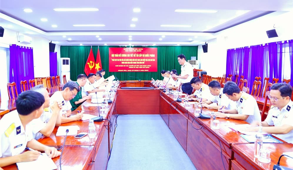 Hội thảo xây dựng đề cương chi tiết đề tài khoa học xã hội và nhân văn quân sự cấp Bộ Quốc phòng