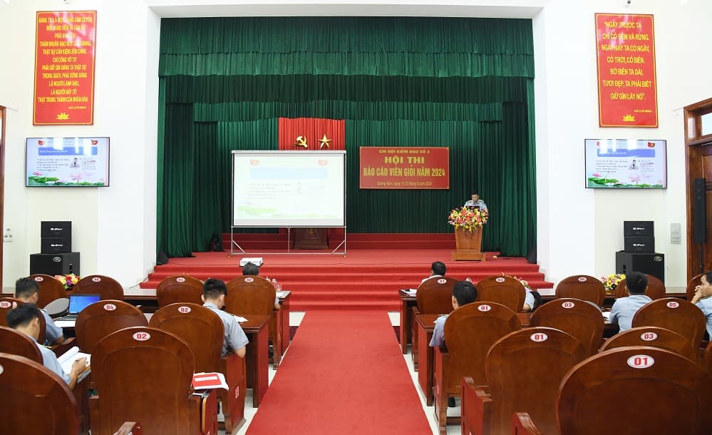 Chi đội Kiểm ngư số 3: Hội thi báo cáo viên giỏi năm 2024