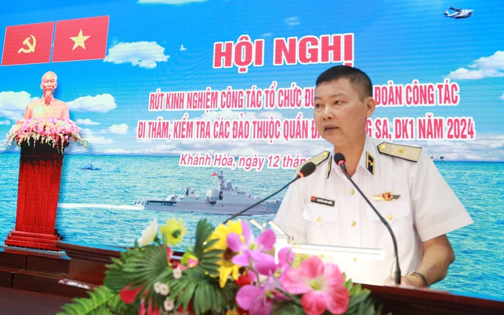 Vùng 4 làm tốt công tác phối hợp tổ chức các đoàn kiểm tra, thăm huyện đảo Trường Sa, Nhà giàn DK1