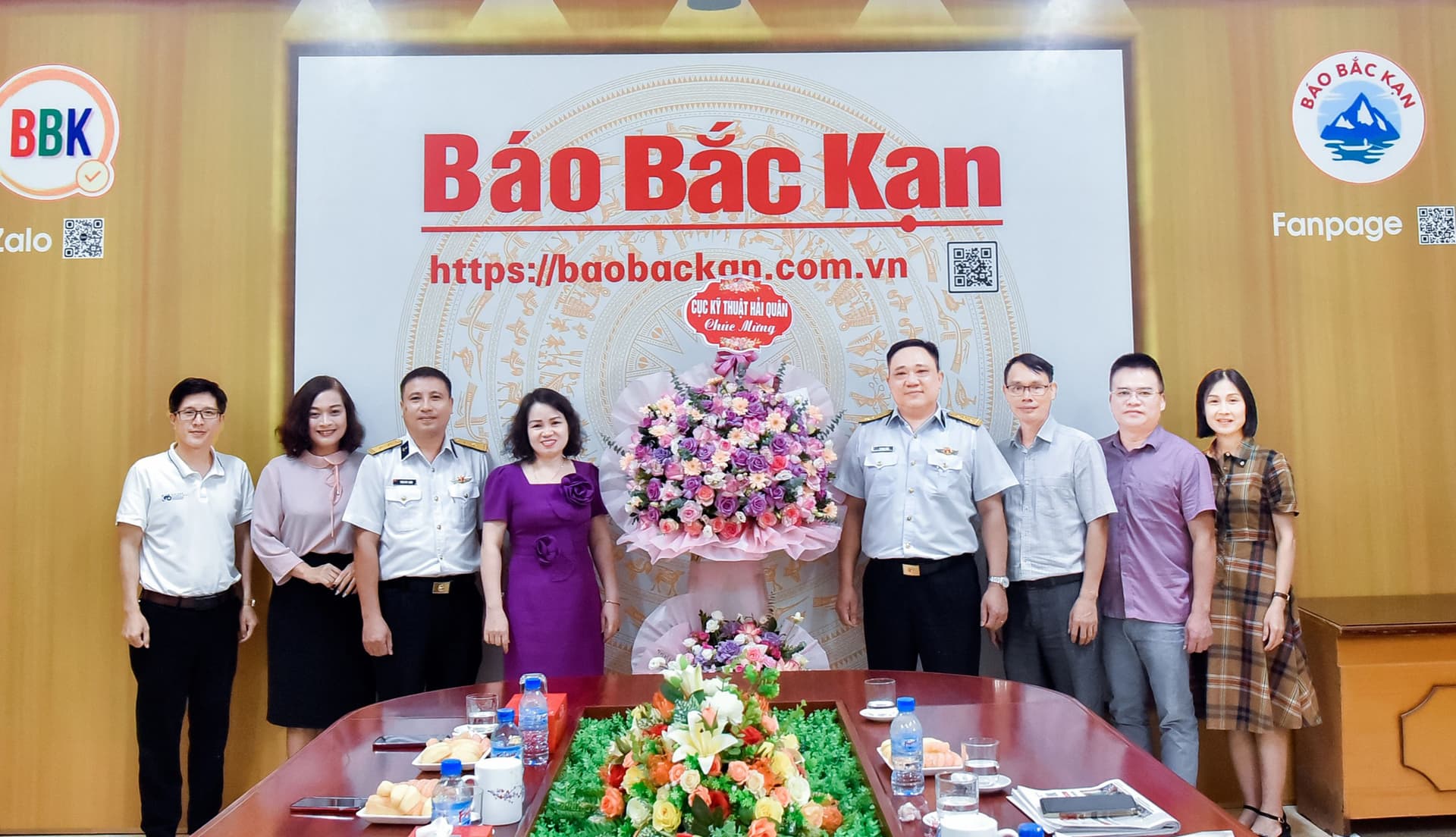 Cục Kỹ thuật Hải quân chúc mừng các cơ quan báo chí